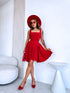 Corset dress "MARAKUJA A1160" - RED